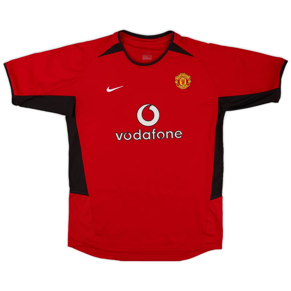2002-04 Manchester United Home Shirt - 9/10 - (XL.Boys)