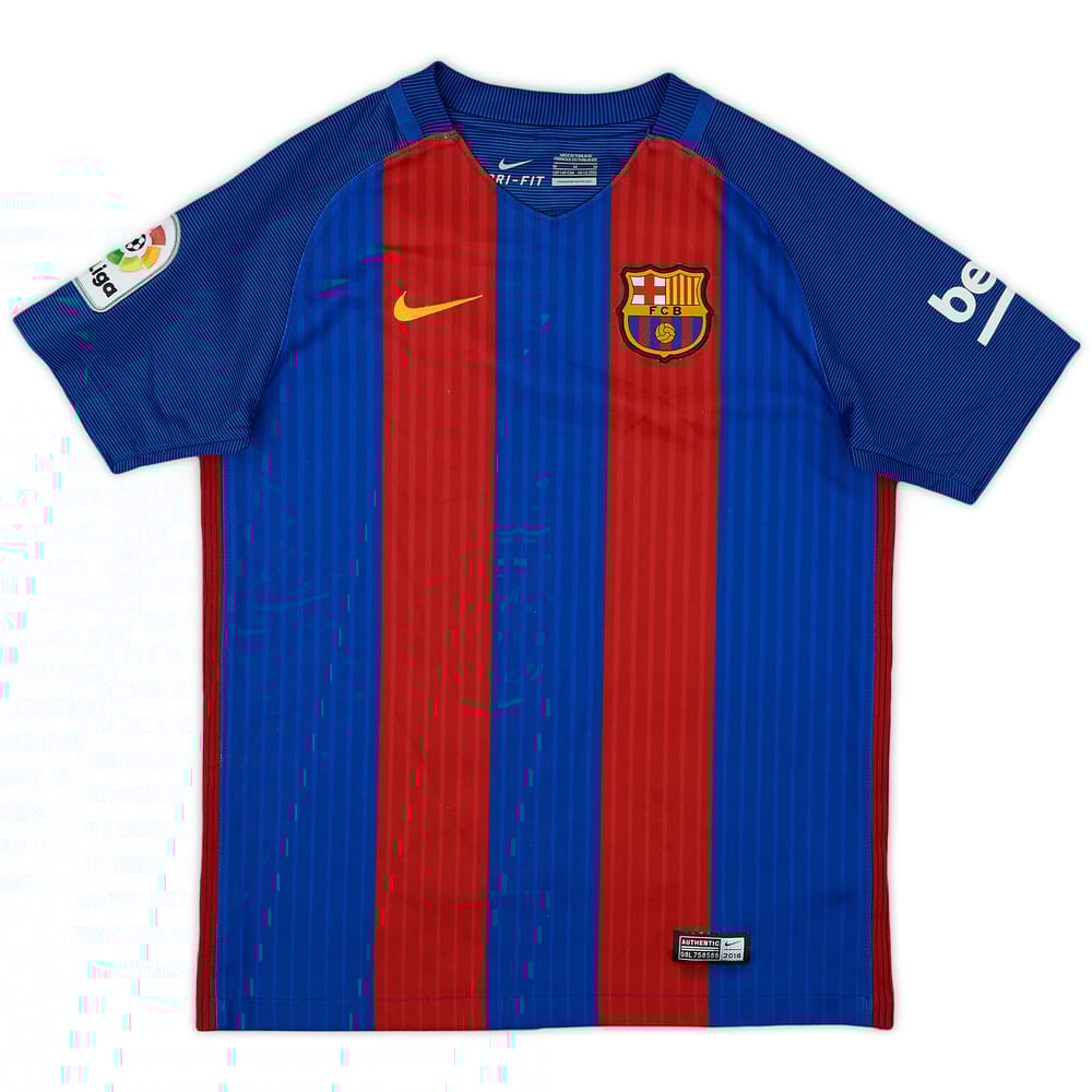 2016-17 Barcelona Home Shirt - 9/10 - (M.Boys)