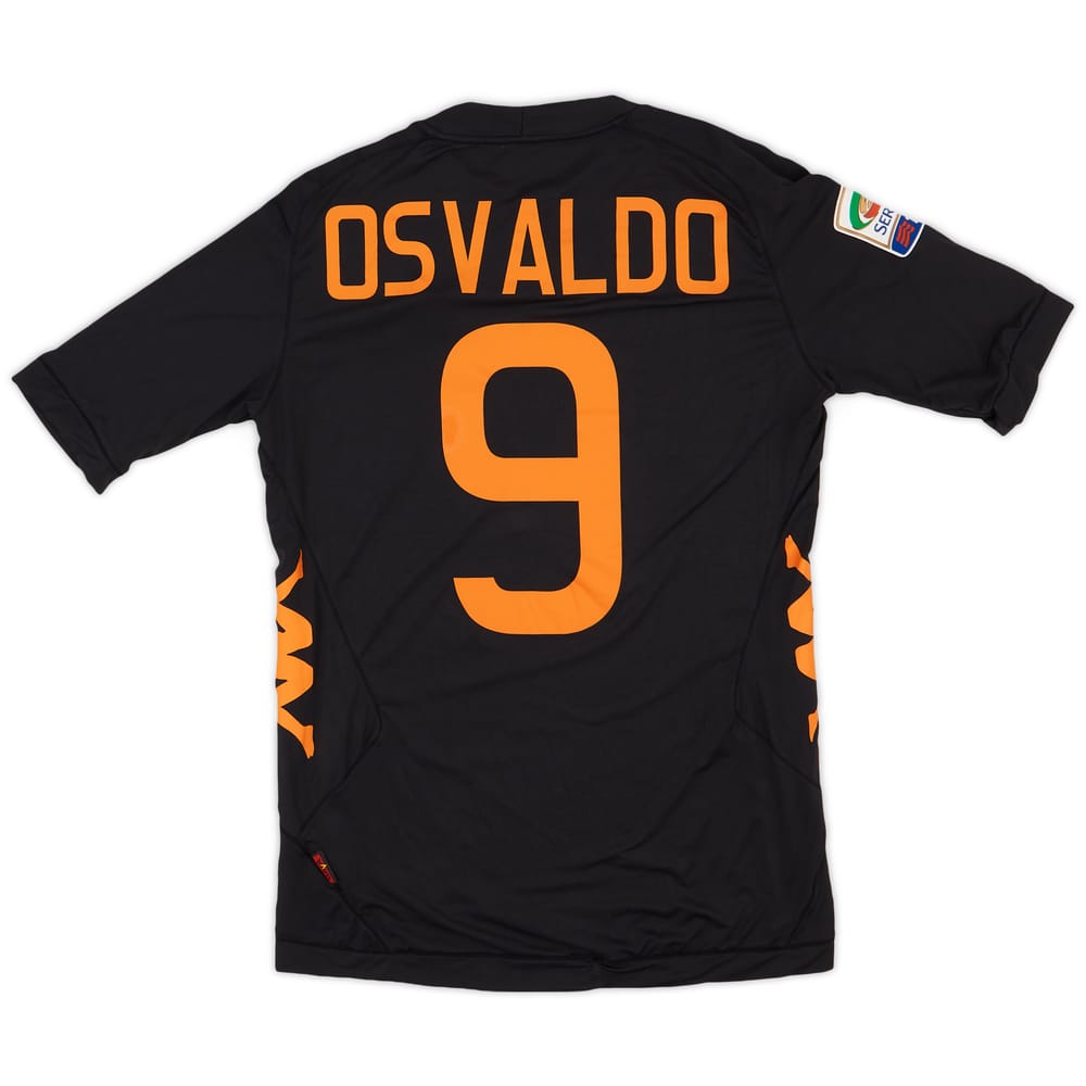 2011-12 Roma Third Shirt Osvaldo #9 - 8/10 - (M)