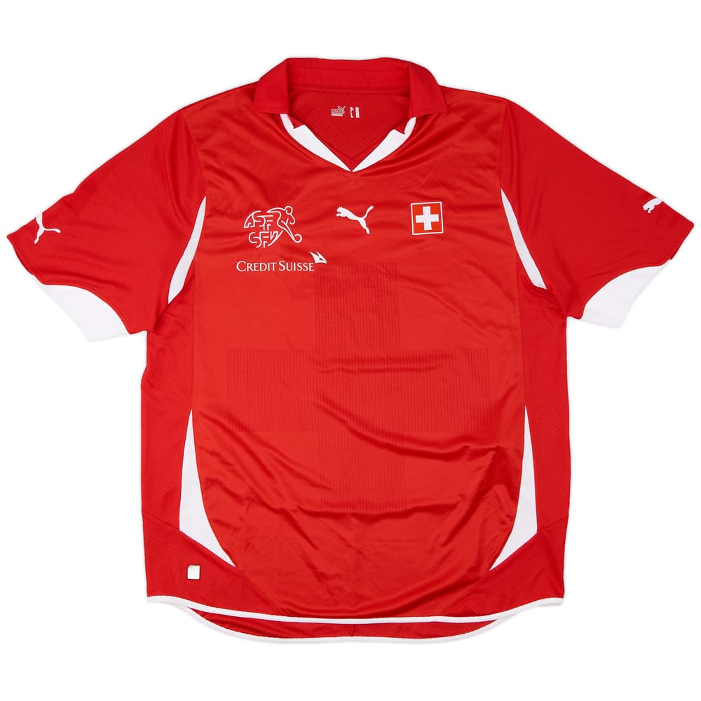 2010-11 Switzerland Home Shirt - 8/10 - (XXL)
