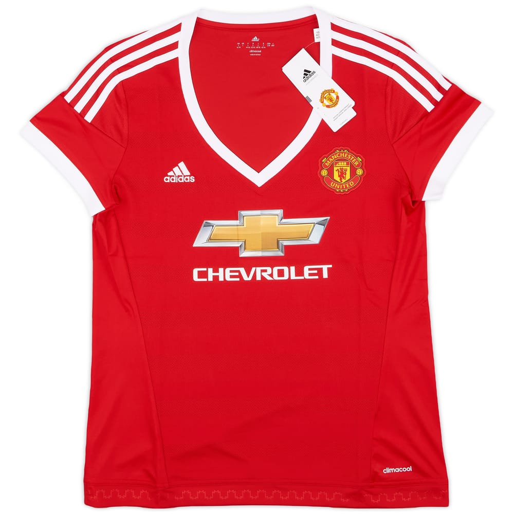 2015-16 Manchester United Home Shirt (Women's L)