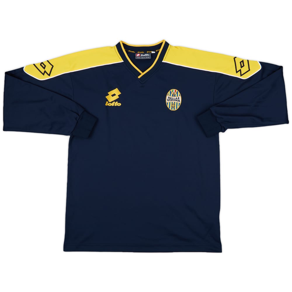 2000-02 Hellas Verona Lotto Training L/S Shirt - 10/10 - (L)
