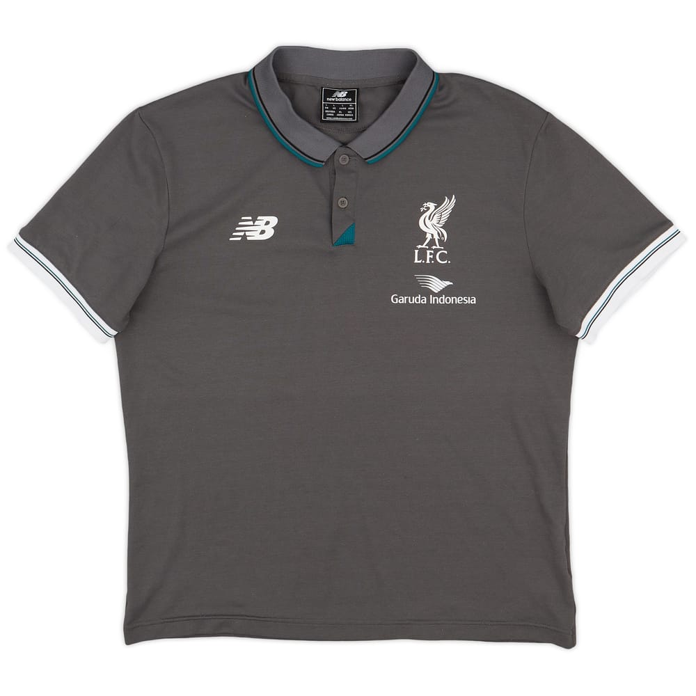 2015-16 Liverpool New Balance Polo Shirt - 9/10 - (L)