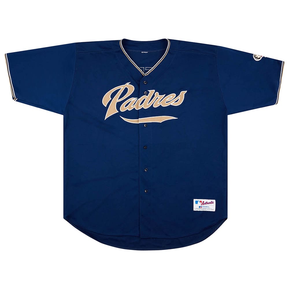 2004 San Diego Padres Greene #3 Authentic Russell Athletic Jersey (Alternate) 3XL