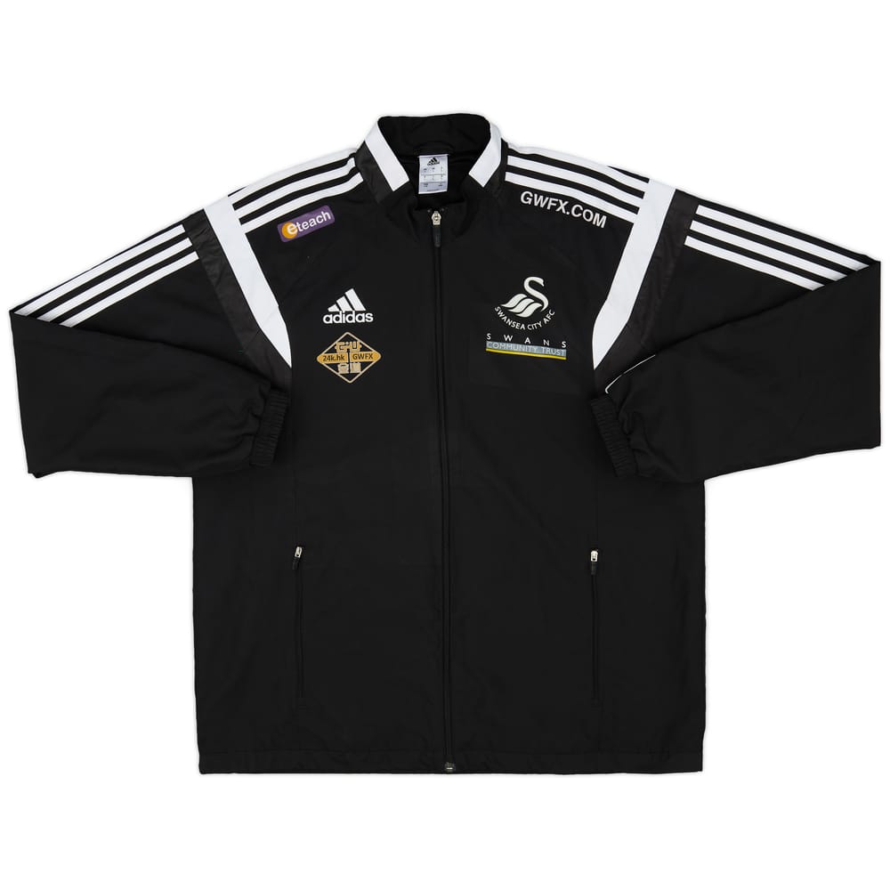 2013-14 Swansea Foundation adidas Track Jacket - 8/10 - (L)