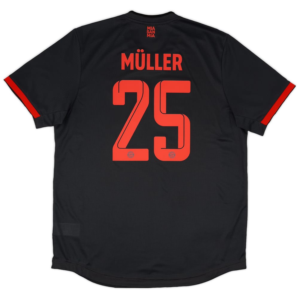 2022-23 Bayern Munich Authentic Third Shirt Muller #25 - 10/10 - (L)