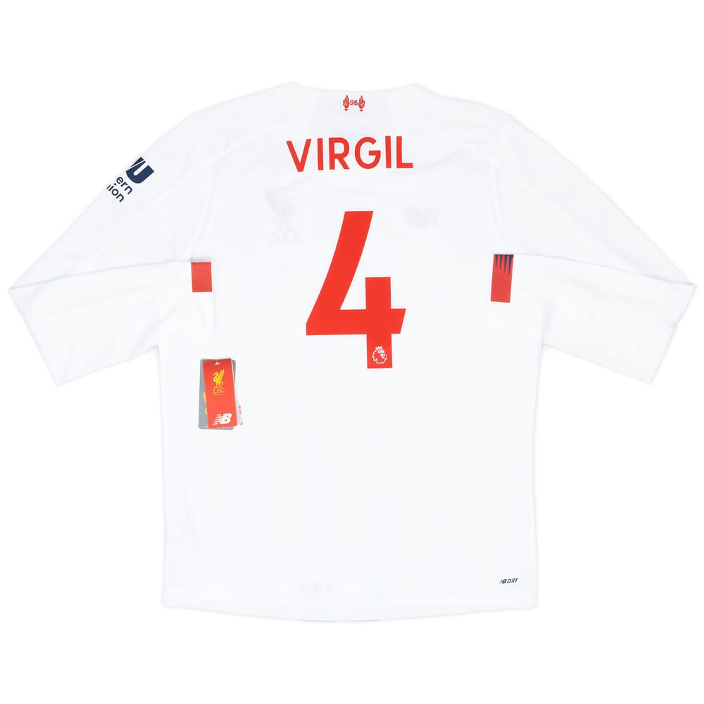 2019-20 Liverpool Away L/S Shirt Virgil #4 (L)