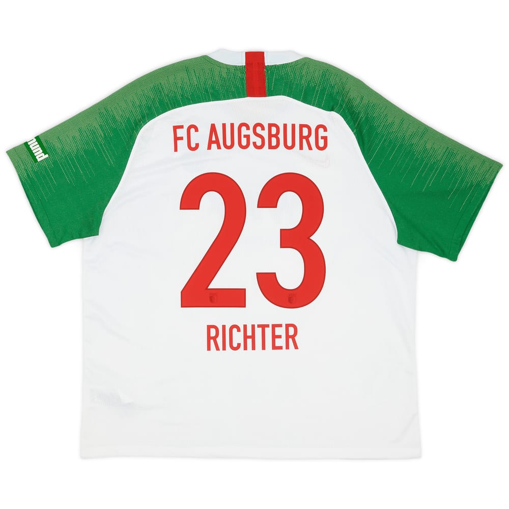 2019-20 FC Augsburg Home Shirt Richter #23 - 4/10 - (XXL)