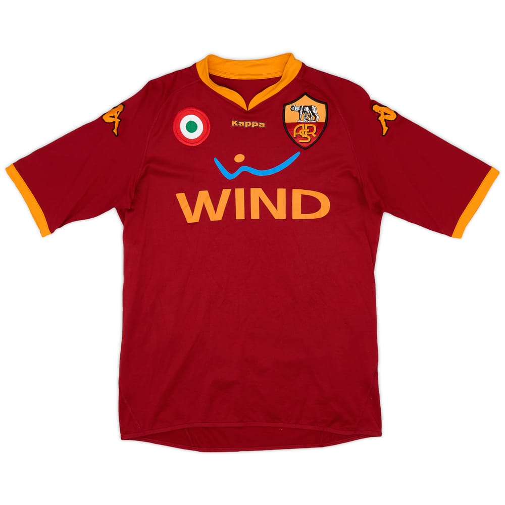 2007-08 Roma Home Shirt - 8/10 - (L)