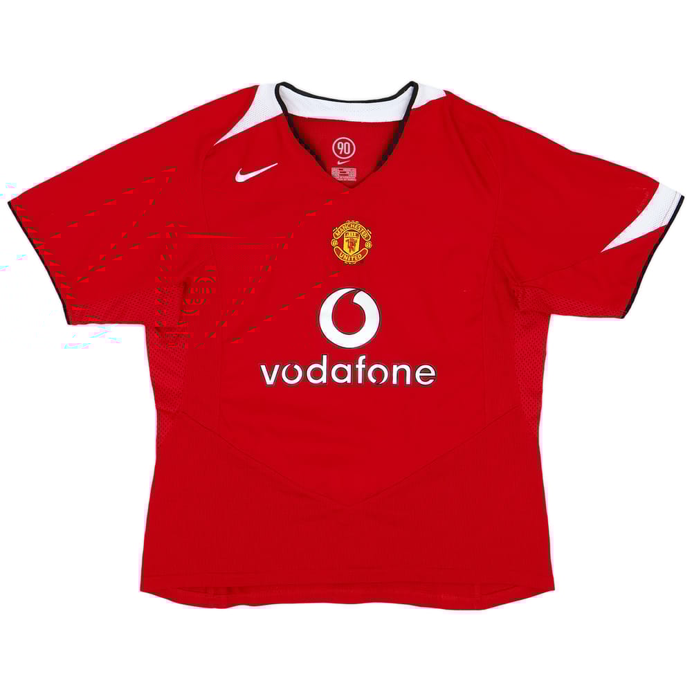 2004-06 Manchester United Home Shirt - 7/10 - (Women's L)