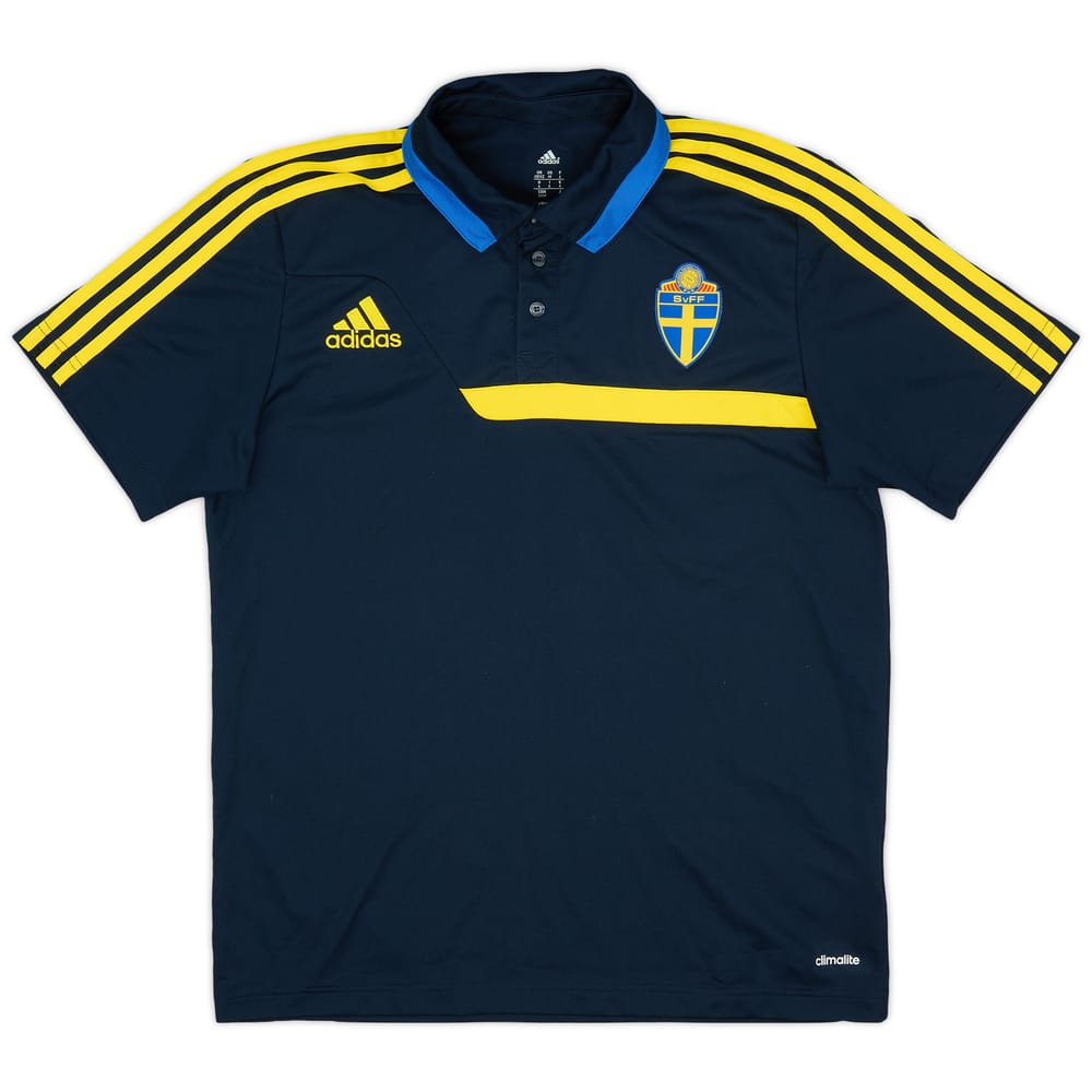 2012-13 Sweden adidas Polo Shirt - 9/10 - (M/L)
