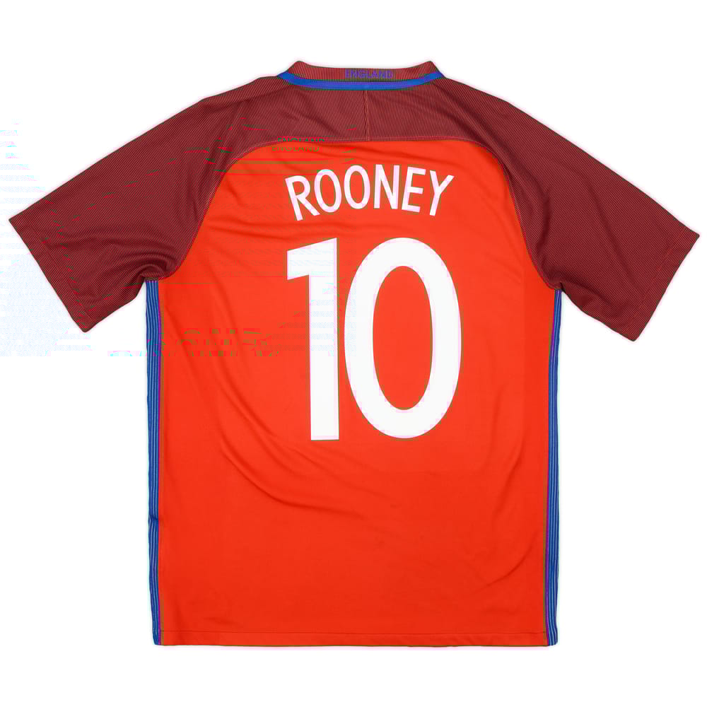 2016-17 England Away Shirt Rooney #10 - 5/10 - (L)