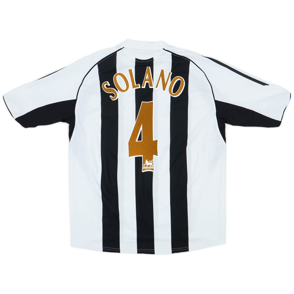 2005-07 Newcastle Home Shirt Solano #4 - 6/10 - (L)