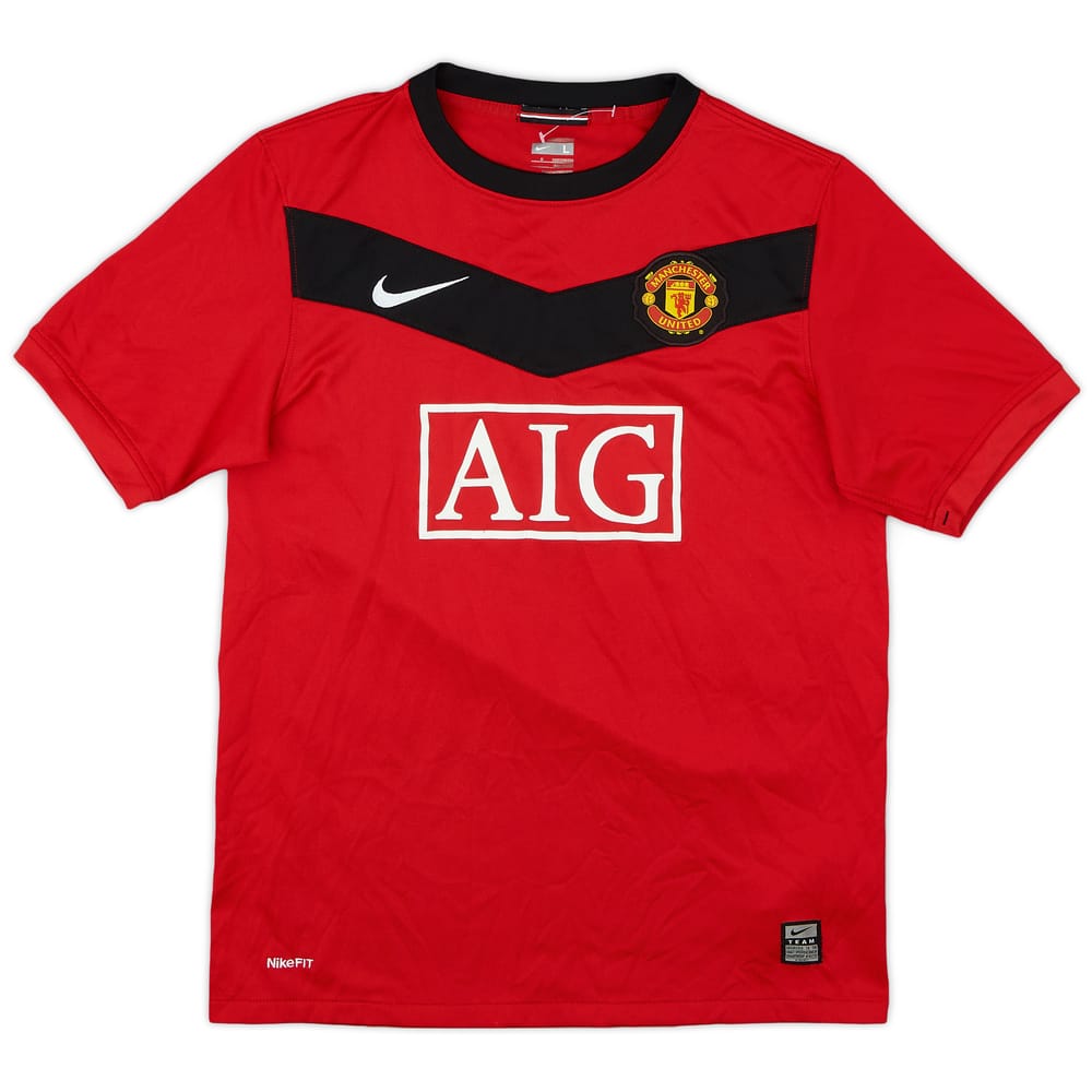 2009-10 Manchester United Home Shirt - 7/10 - (L.Boys)