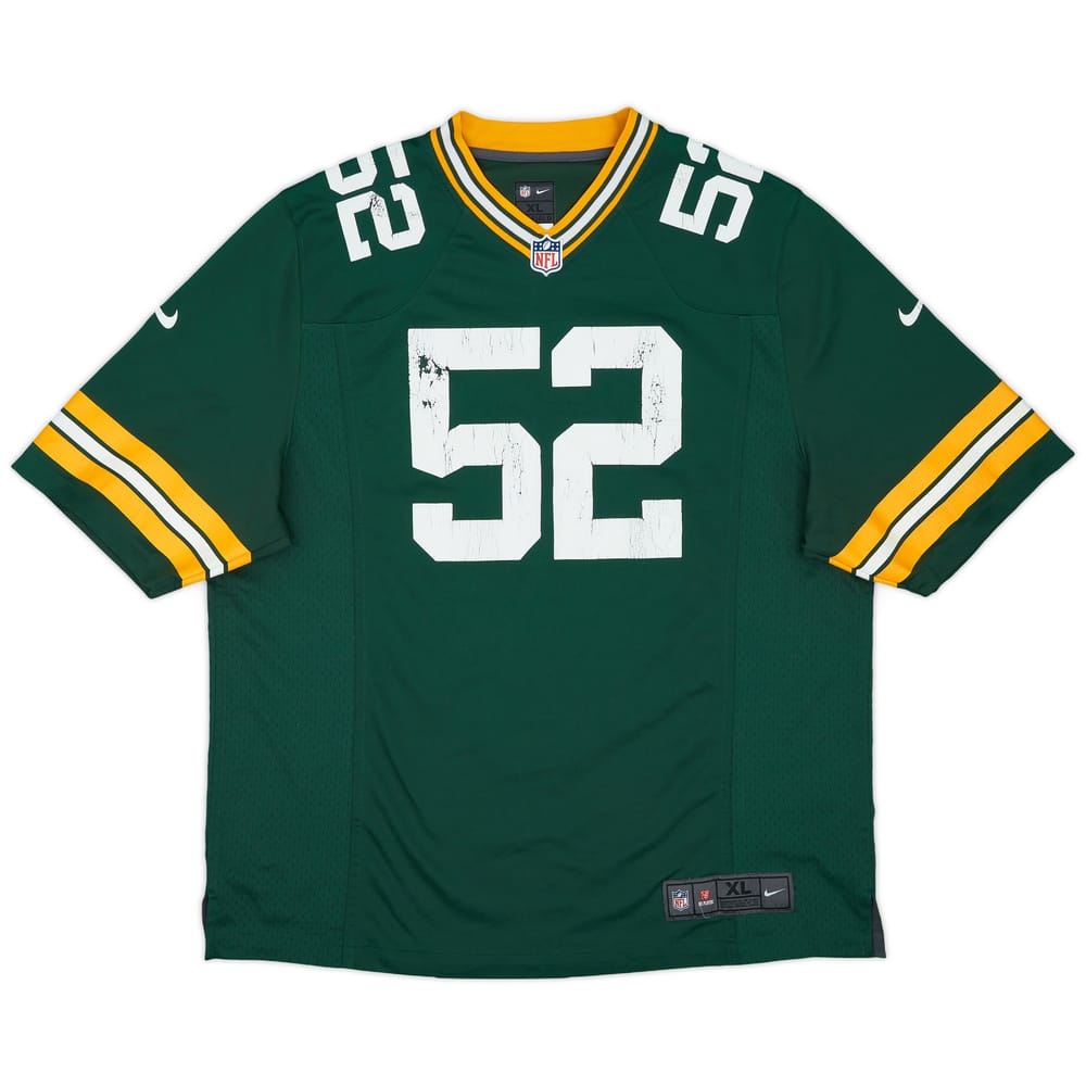 2012-18 Green Bay Packers Matthews #52 Nike Game Home Jersey - 4/10 - (XL)