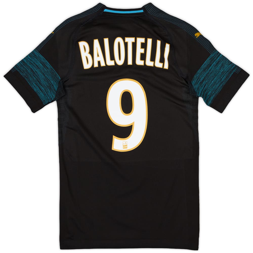 2018-19 Olympique Marseille Authentic EvoKnit Player Issue Away Shirt Balotelli #9 - 10/10 - (S)