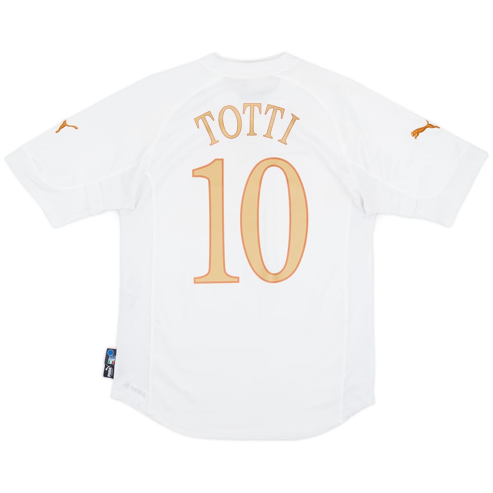 2004-06 Italy Away Shirt Totti #10 - 7/10 - (M)