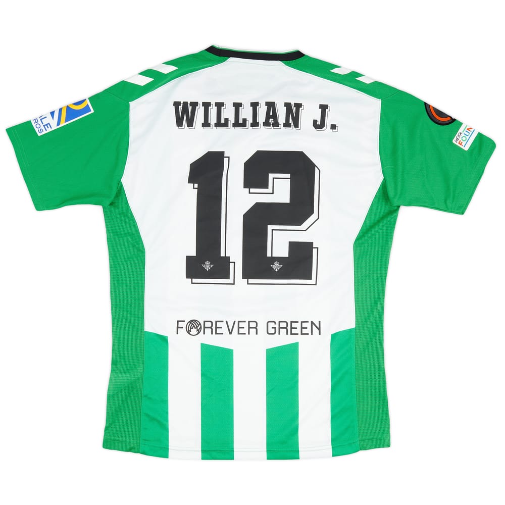 2022-23 Real Betis Match Issue Europa League Home Shirt Willian J. 12
