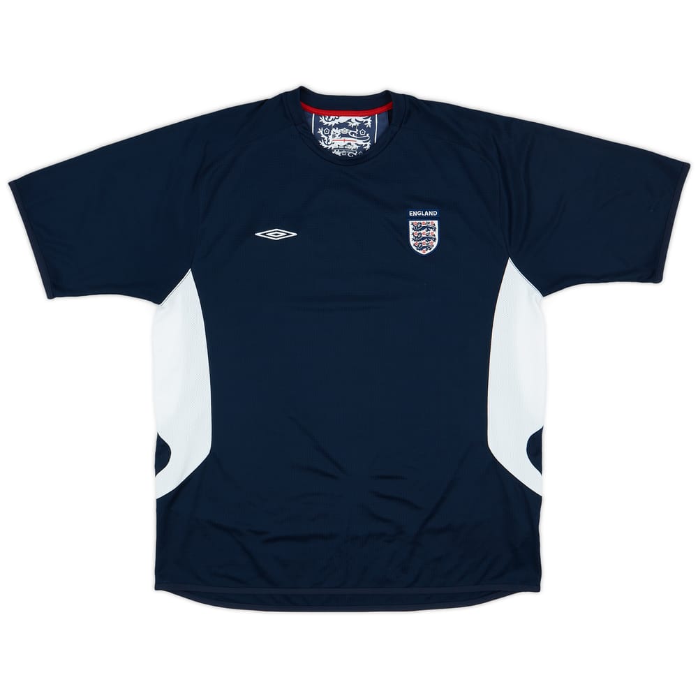 2005-06 England Umbro Training Shirt - 9/10 - (XL)