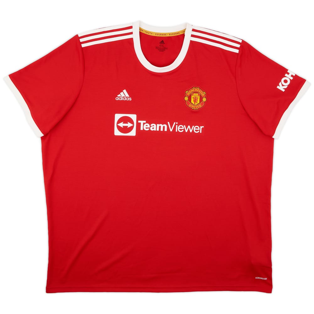 2021-22 Manchester United Home Shirt - 8/10 - (4XL)