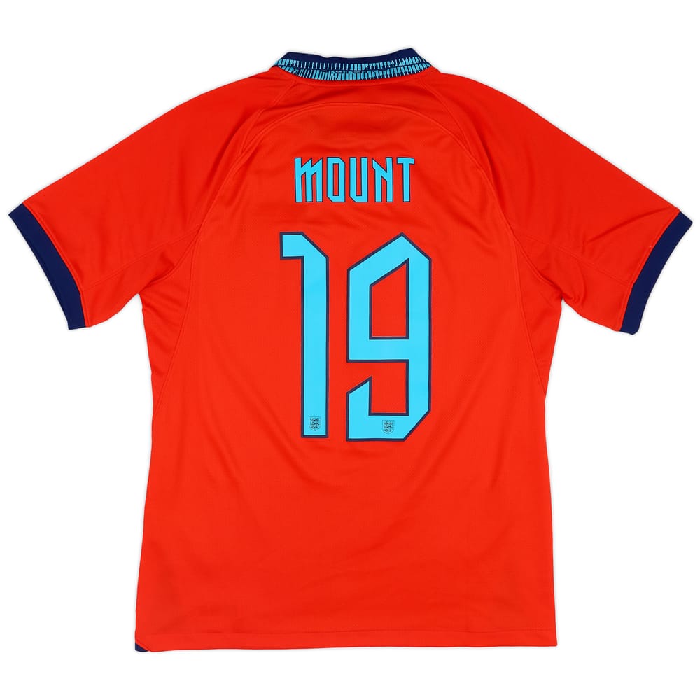 2022-23 England Away Shirt Mount #19 - 9/10 - (M)