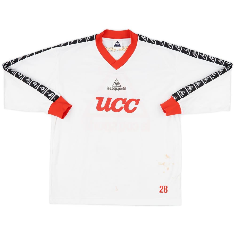 1998 Nagoya Grampus Eight Player Issue Le Coq Sportif Training L/S Shirt #28 - 6/10 - (XL)