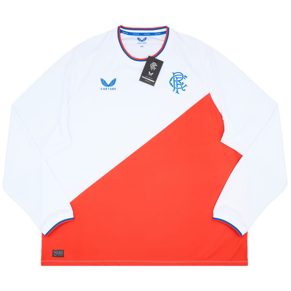 2022-23 Rangers Away L/S Shirt (4XL)