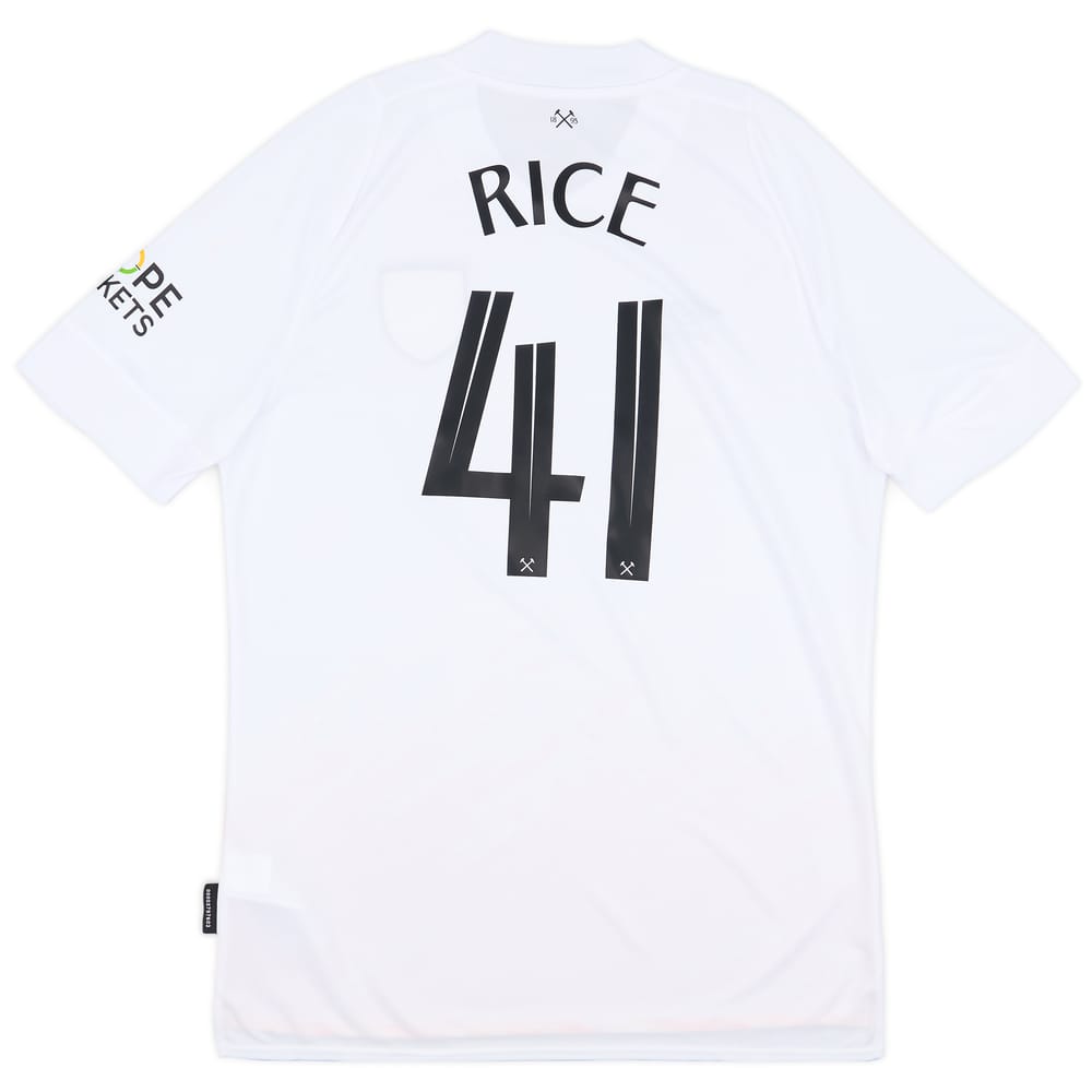 2022-23 West Ham Third Shirt Rice #41 - As New