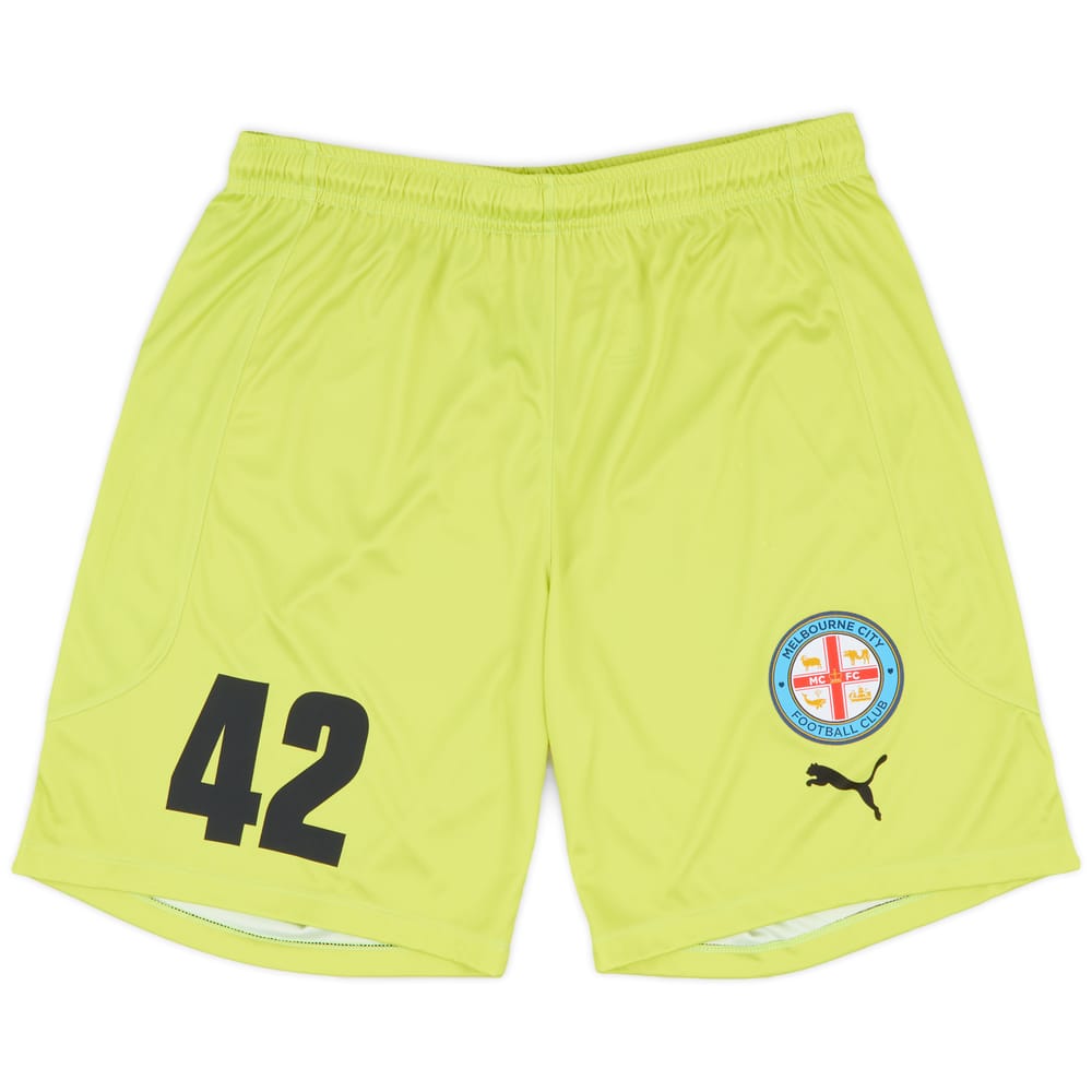 2021-22 Melbourne City Match Issue Third Shorts # - 3/10
