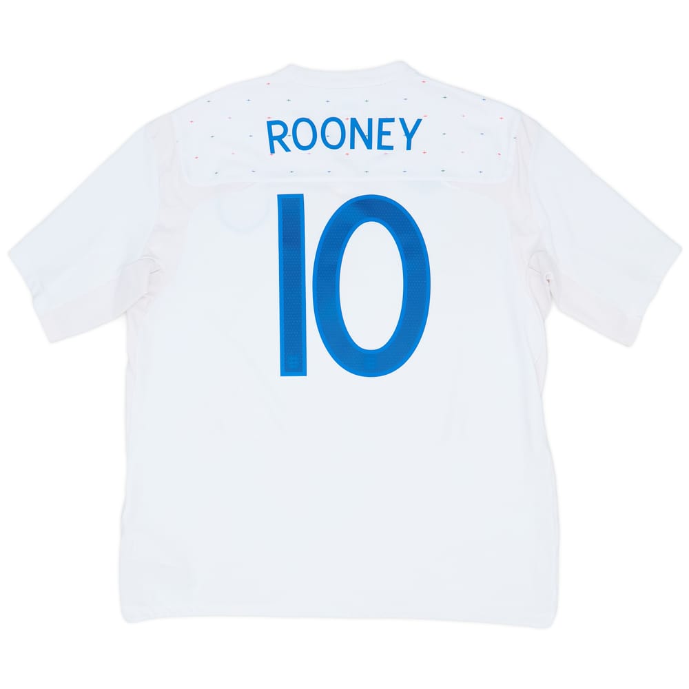 2010-11 England Home Shirt Rooney #10 - 9/10 - (XXL)