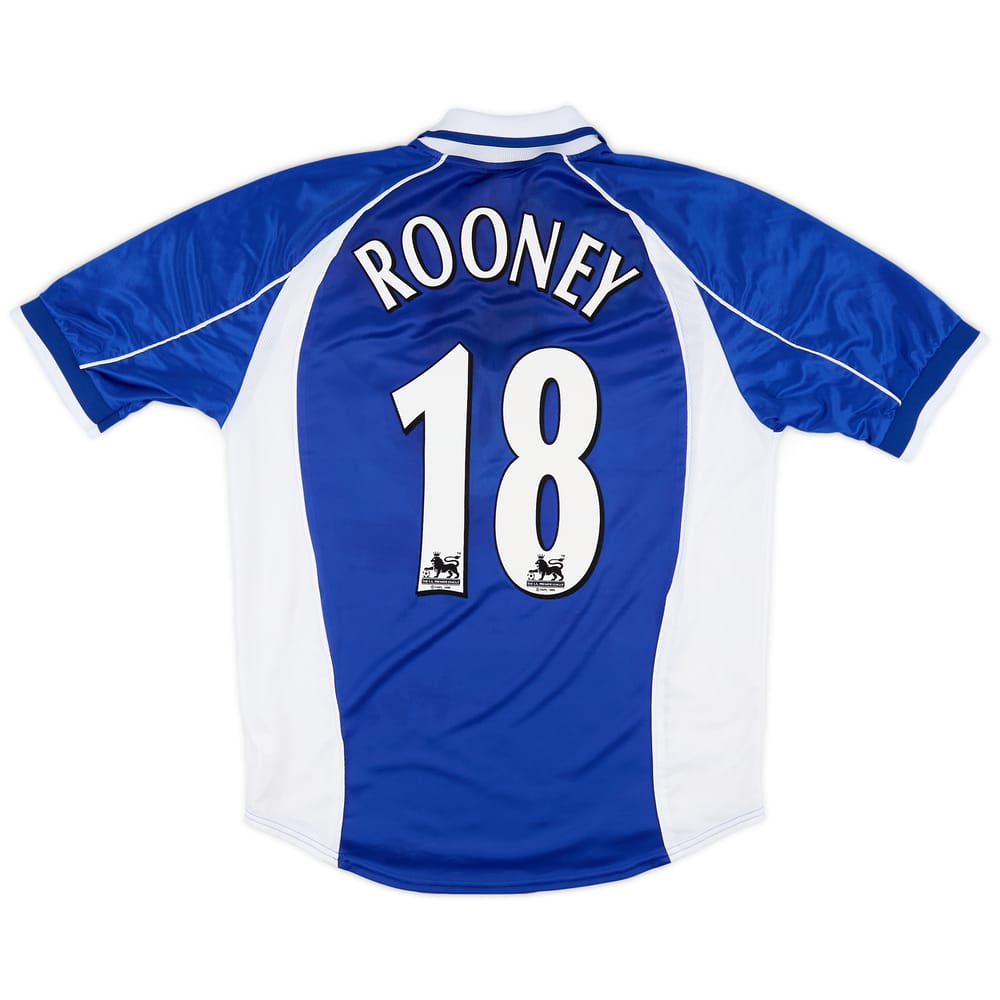 2000-02 Everton Home Shirt Rooney #18 - 7/10 - (M)