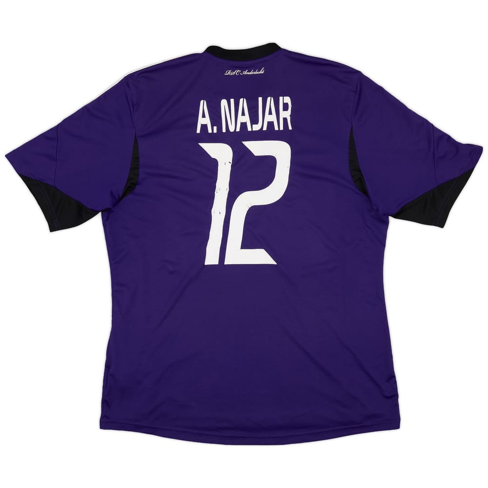 2013-14 Anderlecht Home Shirt Najar #12 - 5/10 - (XL)