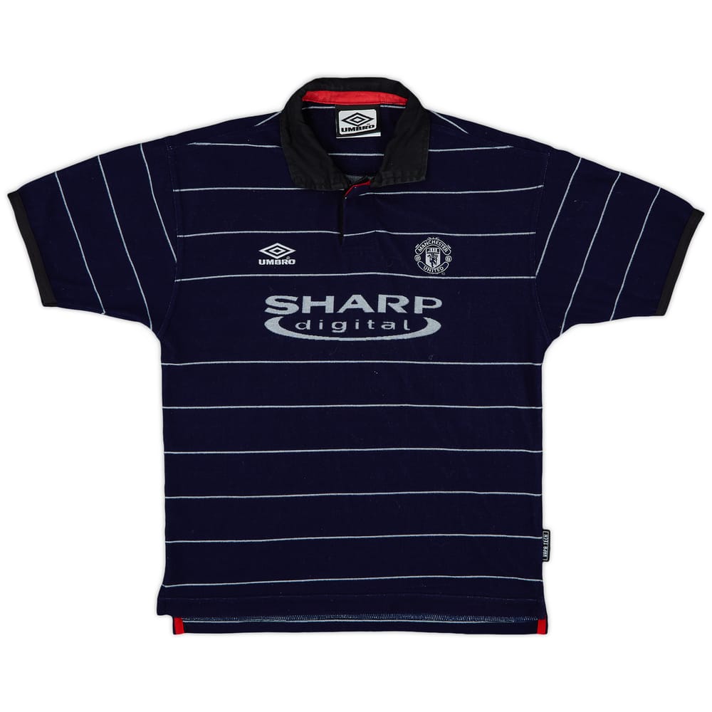1999-00 Manchester United Away Shirt - 9/10 - (M.Boys)