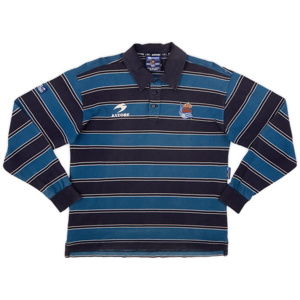 1990s Real Sociedad Astore Polo L/S Shirt - 7/10 - (M)