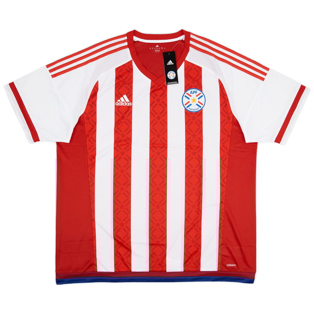 2015 Paraguay Player Issue Copa America Home Shirt (XXL)