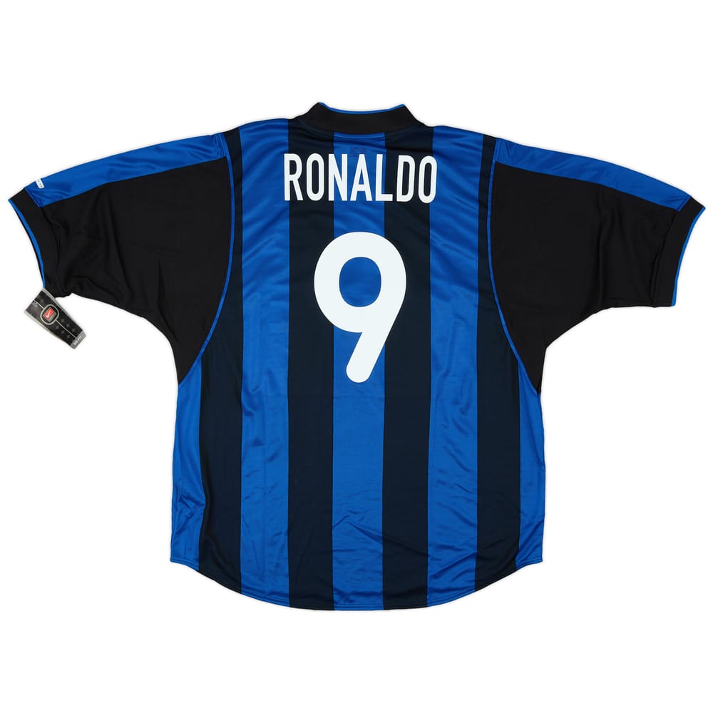2000-01 Inter Milan Home Shirt Ronaldo #9 (XL)