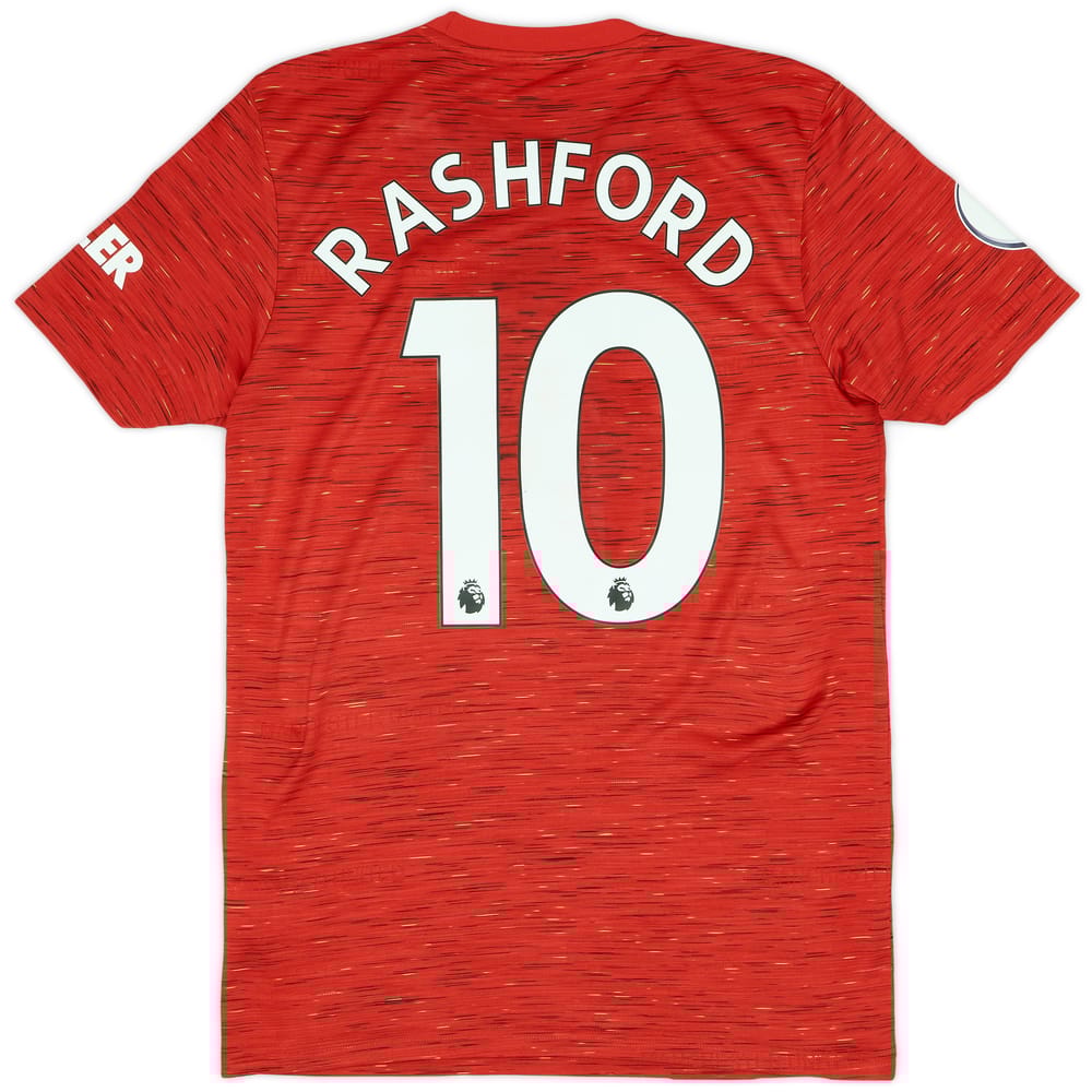 2020-21 Manchester United Home Shirt Rashford #10 - 8/10 - (S)