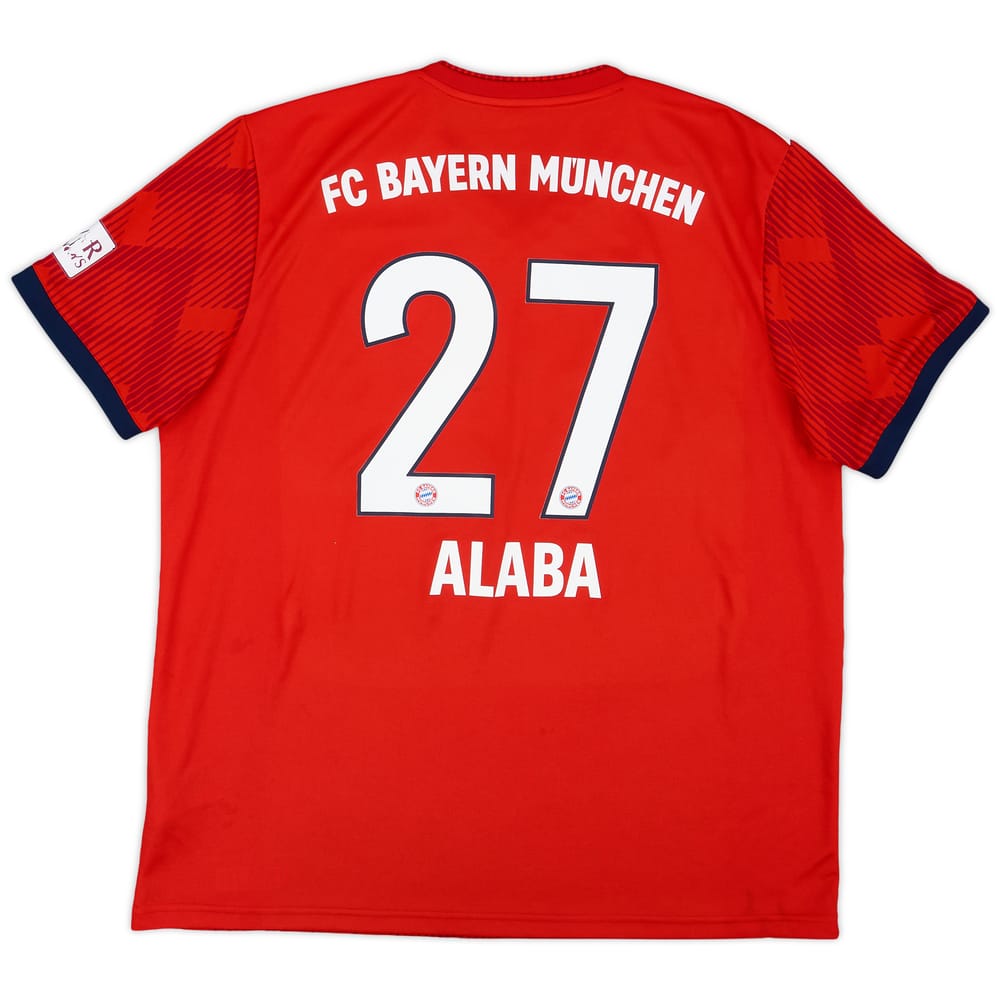 2018-19 Bayern Munich Home Shirt Alaba #27 - 6/10 - (XL)