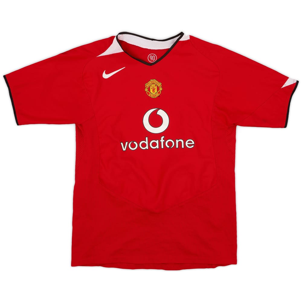 2004-06 Manchester United Home Shirt - 7/10 - (XL.Boys)