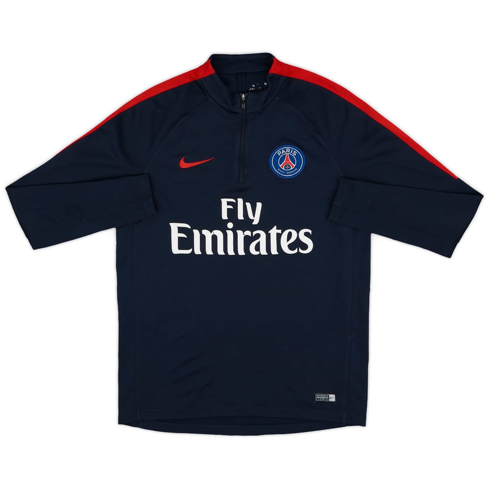 2016-17 Paris Saint-Germain Nike 1/4 Zip Training Top - 5/10 - (L)