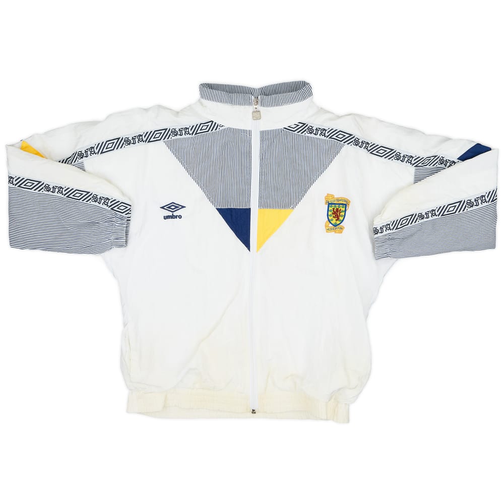 1990-92 Scotland Umbro Track Jacket - 7/10 - (L.Boys)