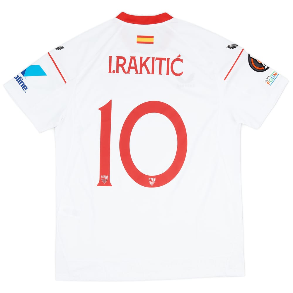 2022-23 Sevilla Match Issue Europa League Home Shirt I.Rakitic #10
