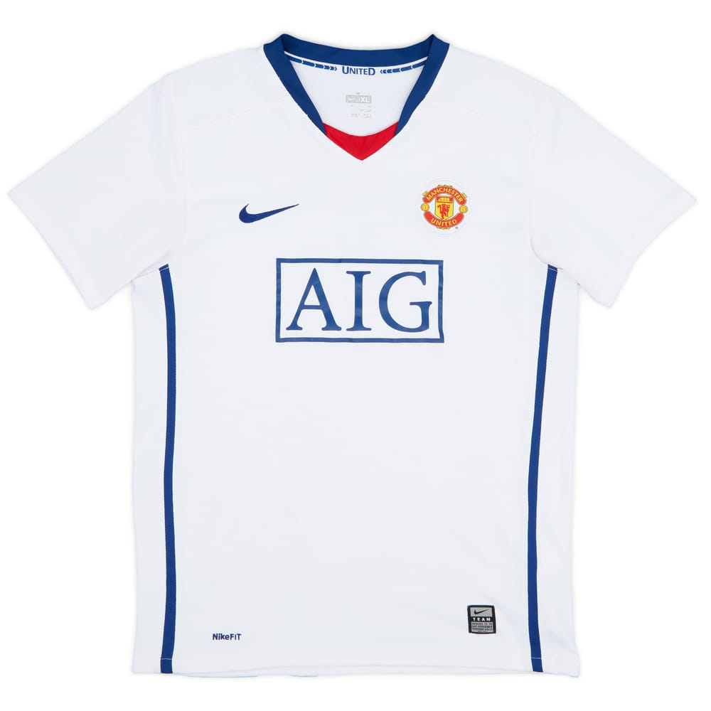 2008-10 Manchester United Away Shirt - 8/10 - (XL.Boys)