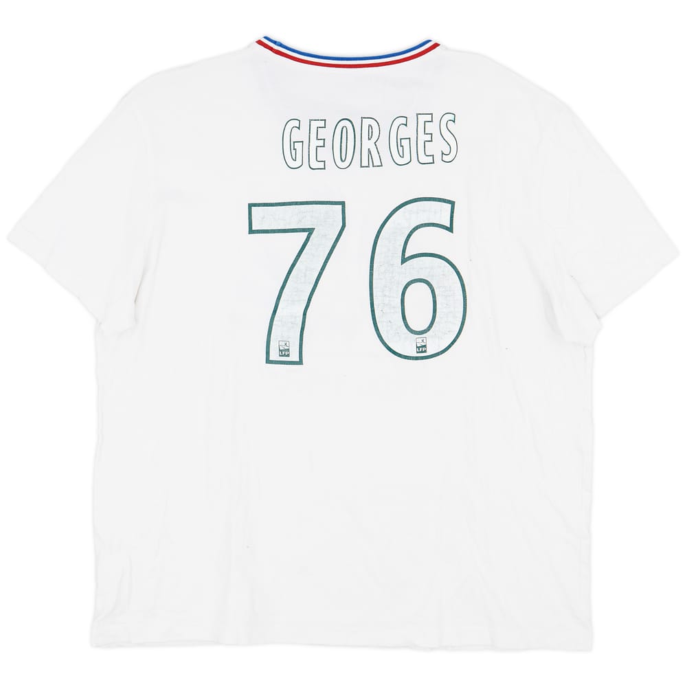 2010s Saint Etienne Le Coq Sportif Cotton Tee Georges #76 - 7/10 - (XXL)