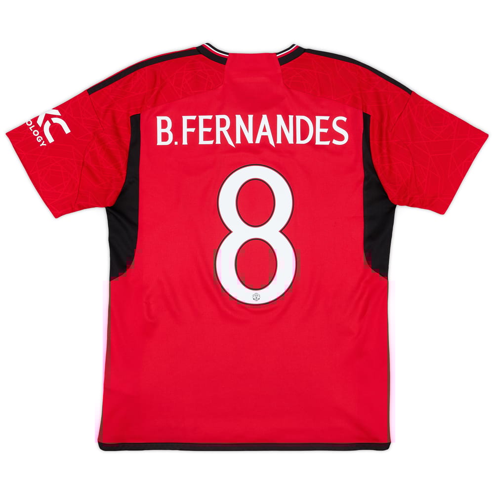 2023-24 Manchester United Home Shirt B.Fernandes #8 - 7/10 - (M)