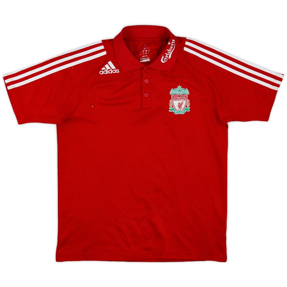 2008-09 Liverpool adidas Polo Shirt - 7/10 - (M)