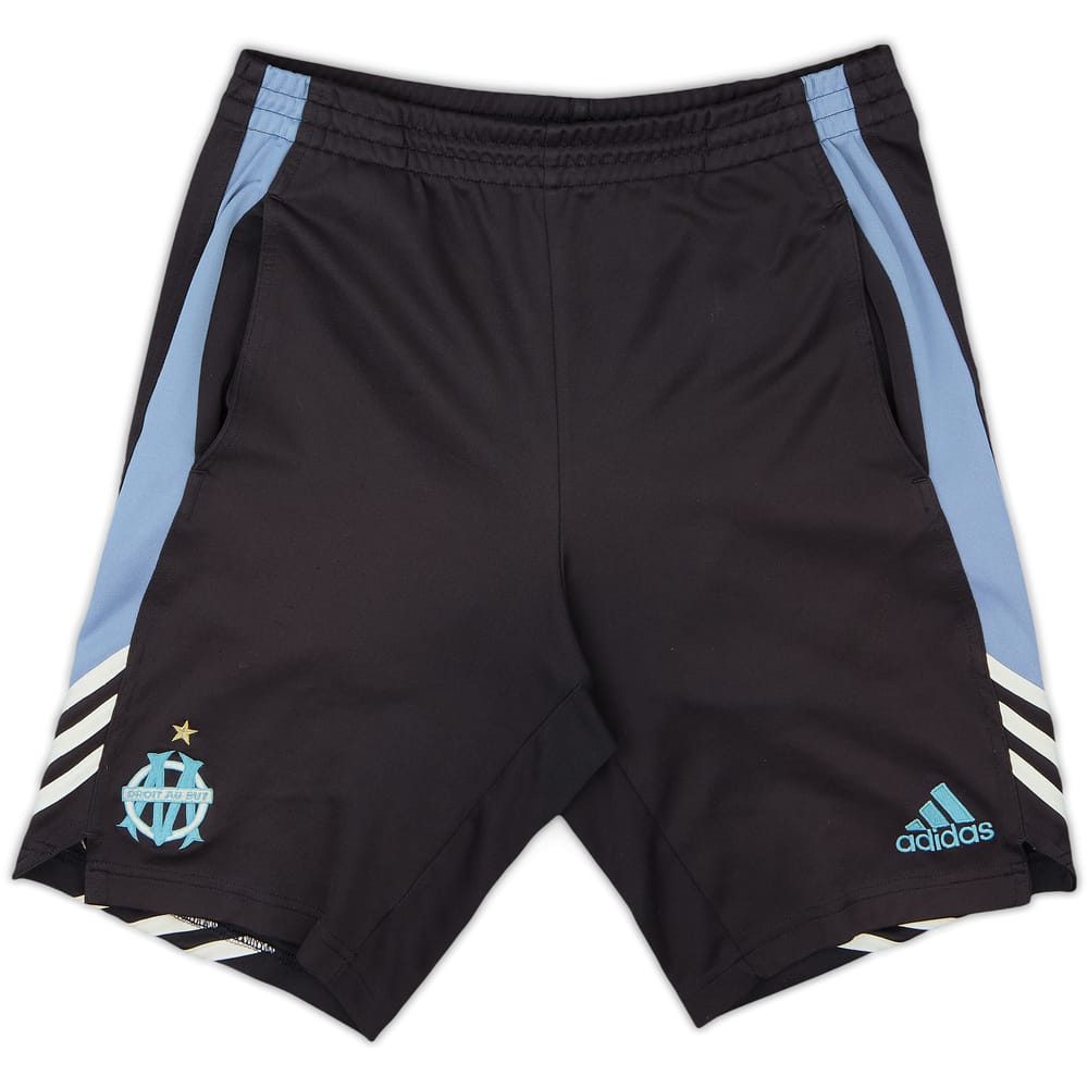 2003-04 Olympique Marseille adidas Training Shorts - 7/10 - (M)