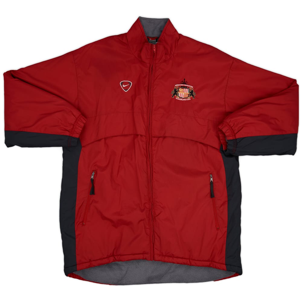 2000-02 Sunderland Nike Padded Bench Coat - 7/10 - (L)