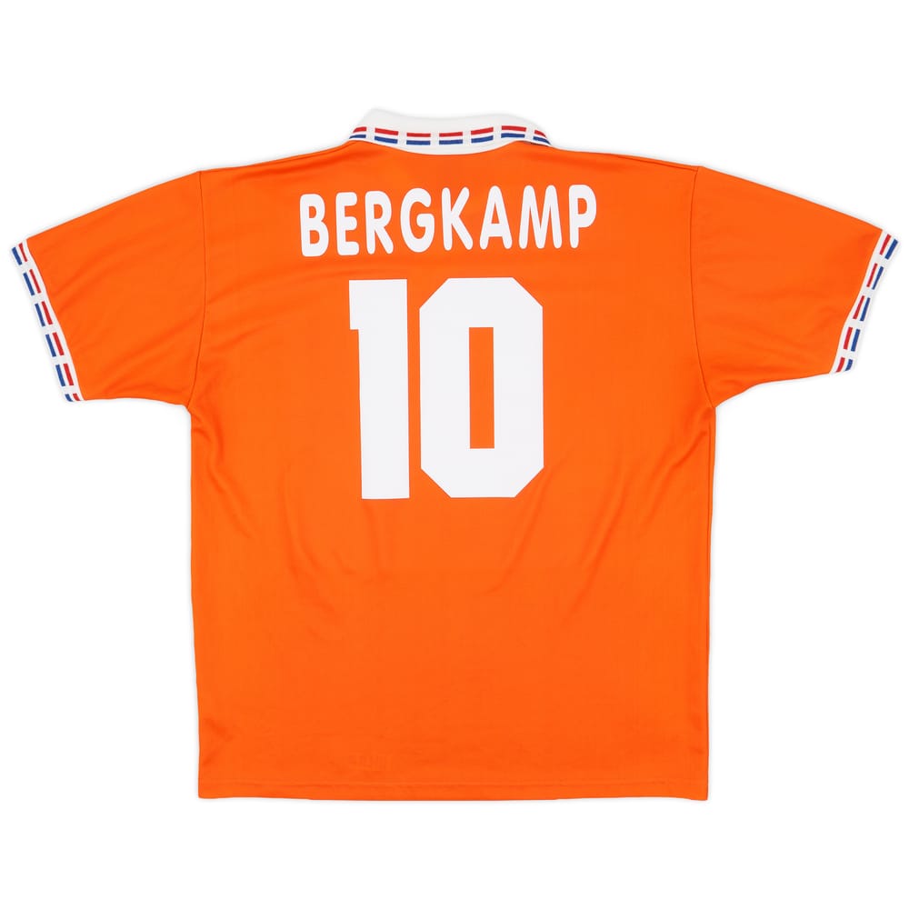 1996 Netherlands Home Shirt Bergkamp #10 - 8/10 - (XXL)