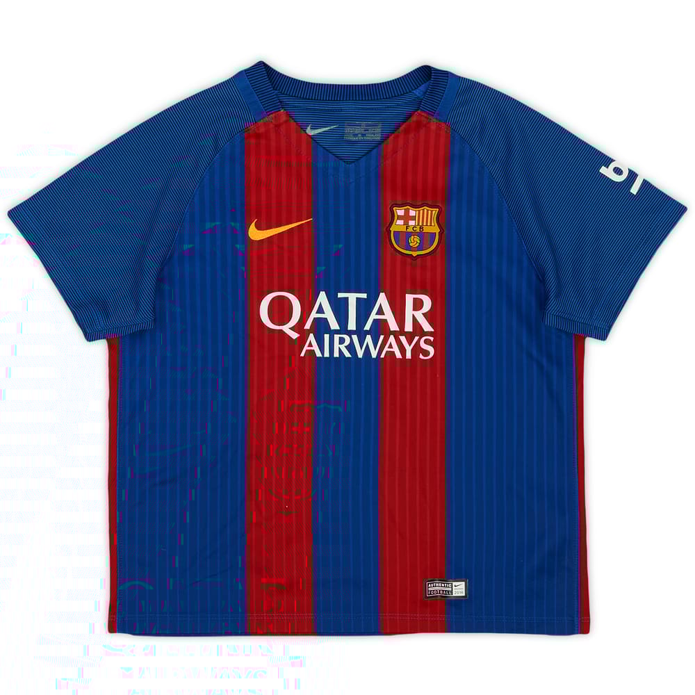 2016-17 Barcelona Home Shirt - 8/10 - (6-7 Years)